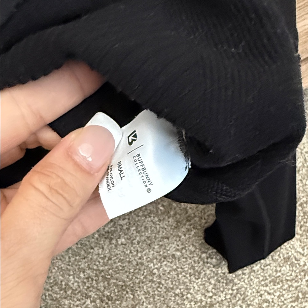 BuffBunny Black Cropped Hoodie - Picture 3 of 3